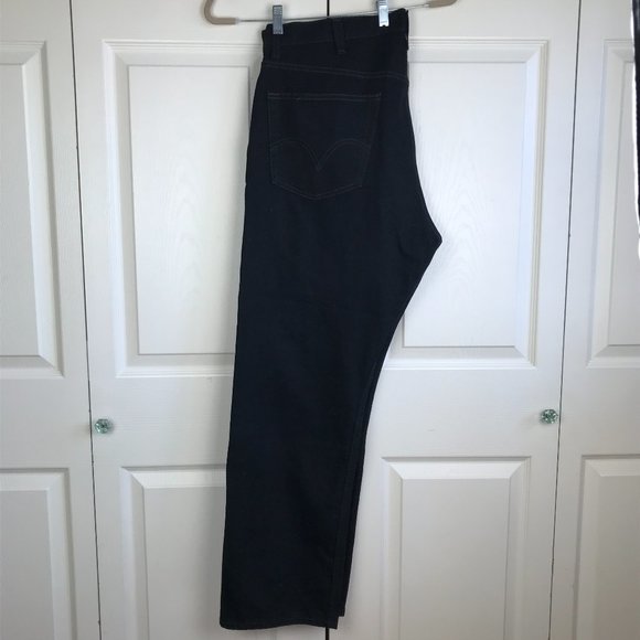 Levi's 505 Black Men's Jeans Regular Fit - Picture 4 of 13